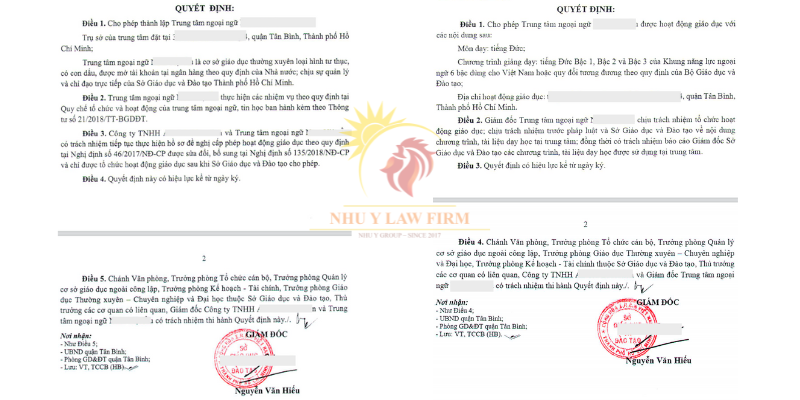 Thủ tục đăng ký trung tâm đào tạo tiếng Đức